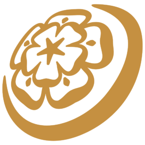 The Brass button logo. About the Brass Button